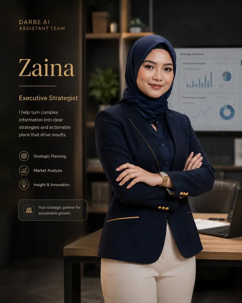 Zaina — Pemimpin Agenda & Strategi Editorial